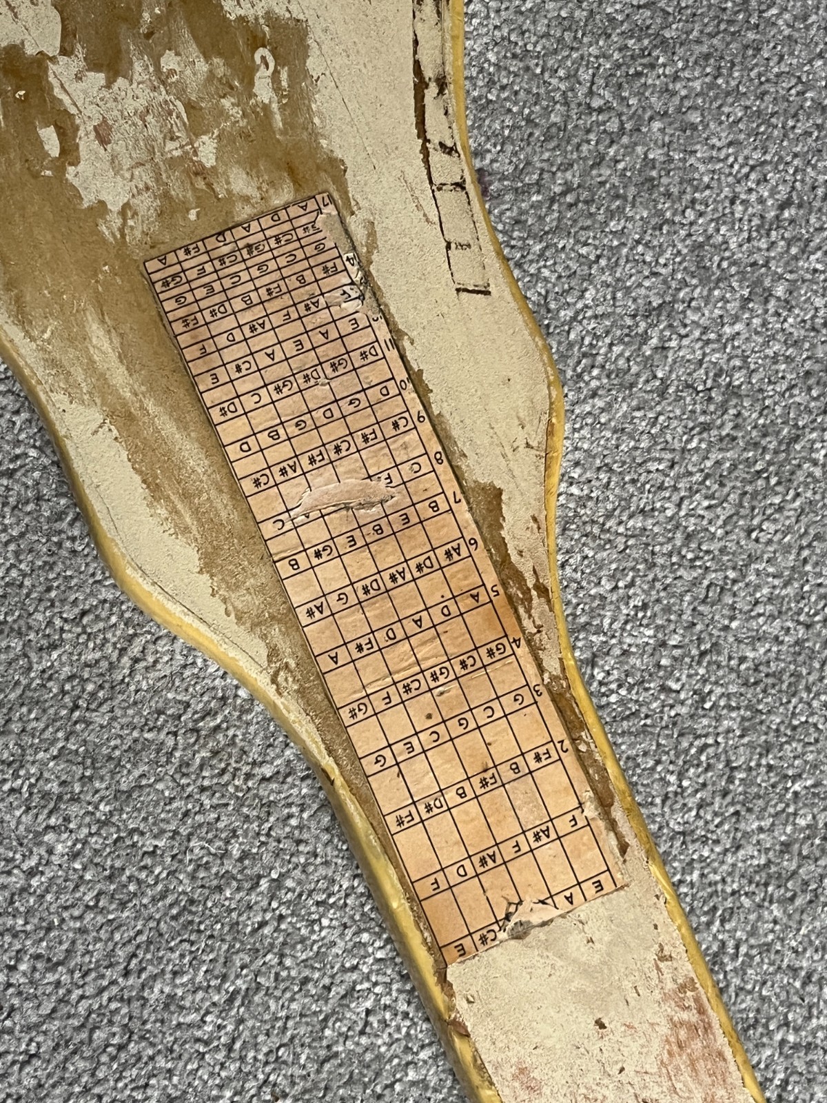 1950s Fender Champion lap steel guitar body