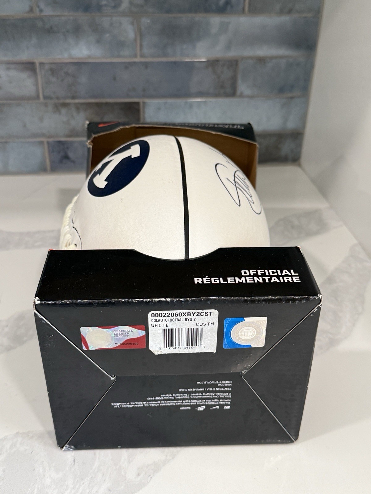 Steve Young Signed Autographed BYU Brigham Young Cougars 49ers Football JSA COA