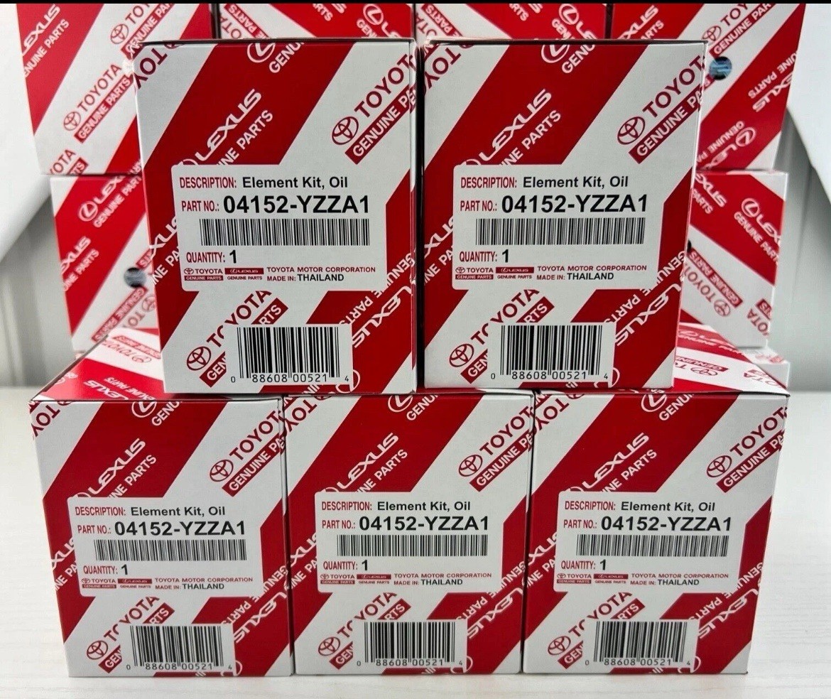 OEM Toyota Engine Oil Filter 04152-YZZA1 –5 Pack for Toyota, Lexus & Scion