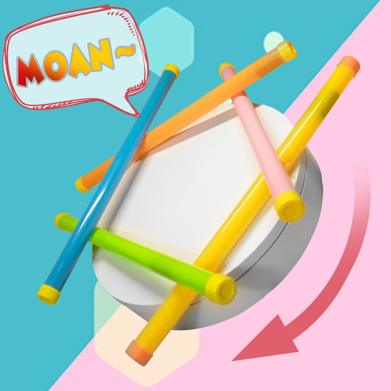 Novelty Place 16" Groan Tube Noise Makers 5 Pack - Funny Party Noisemaker Toys