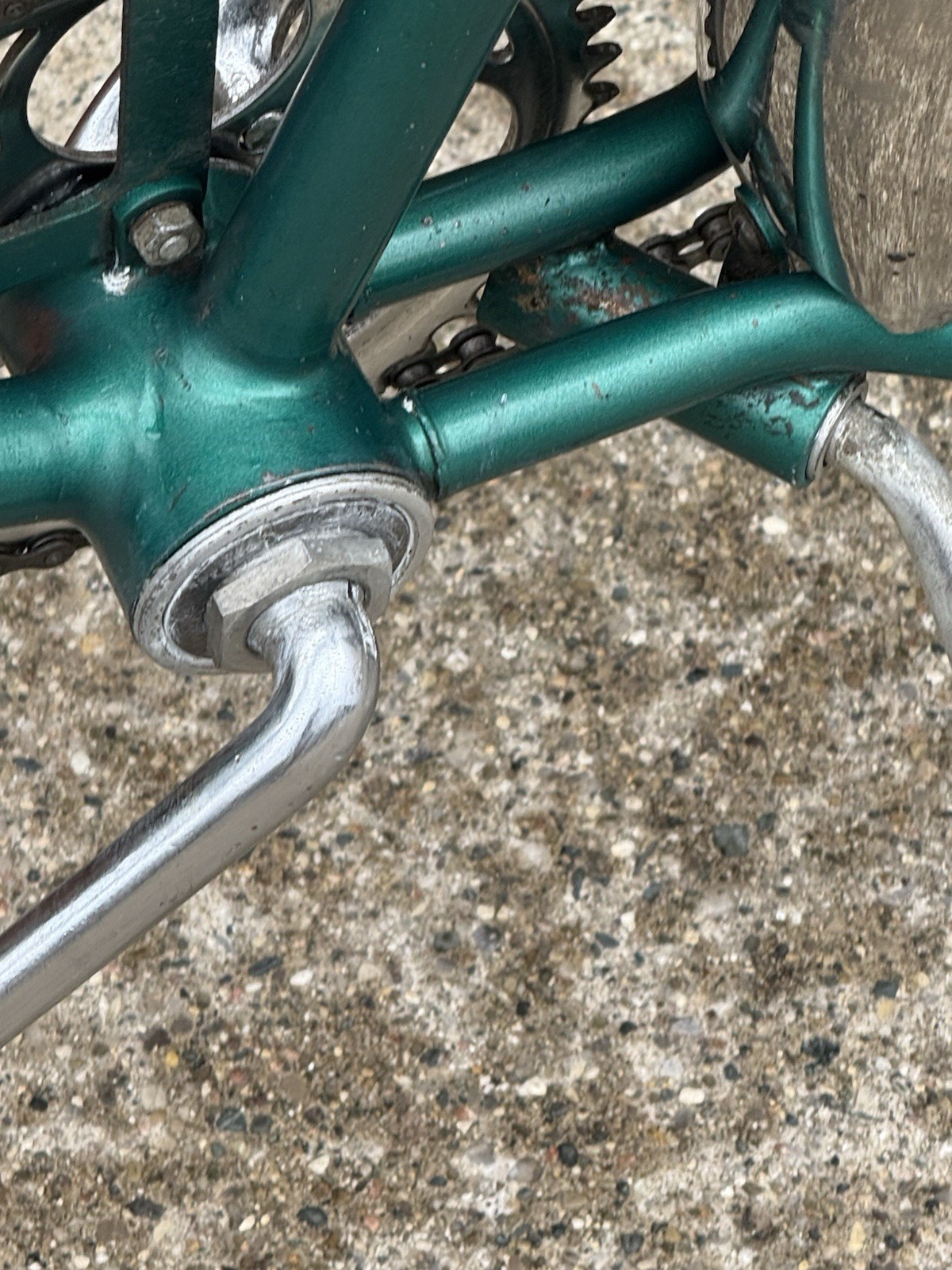 Vintage 1955 3-Speed Schwinn Corvette Bicycle Green Super Nice Refurbished Look