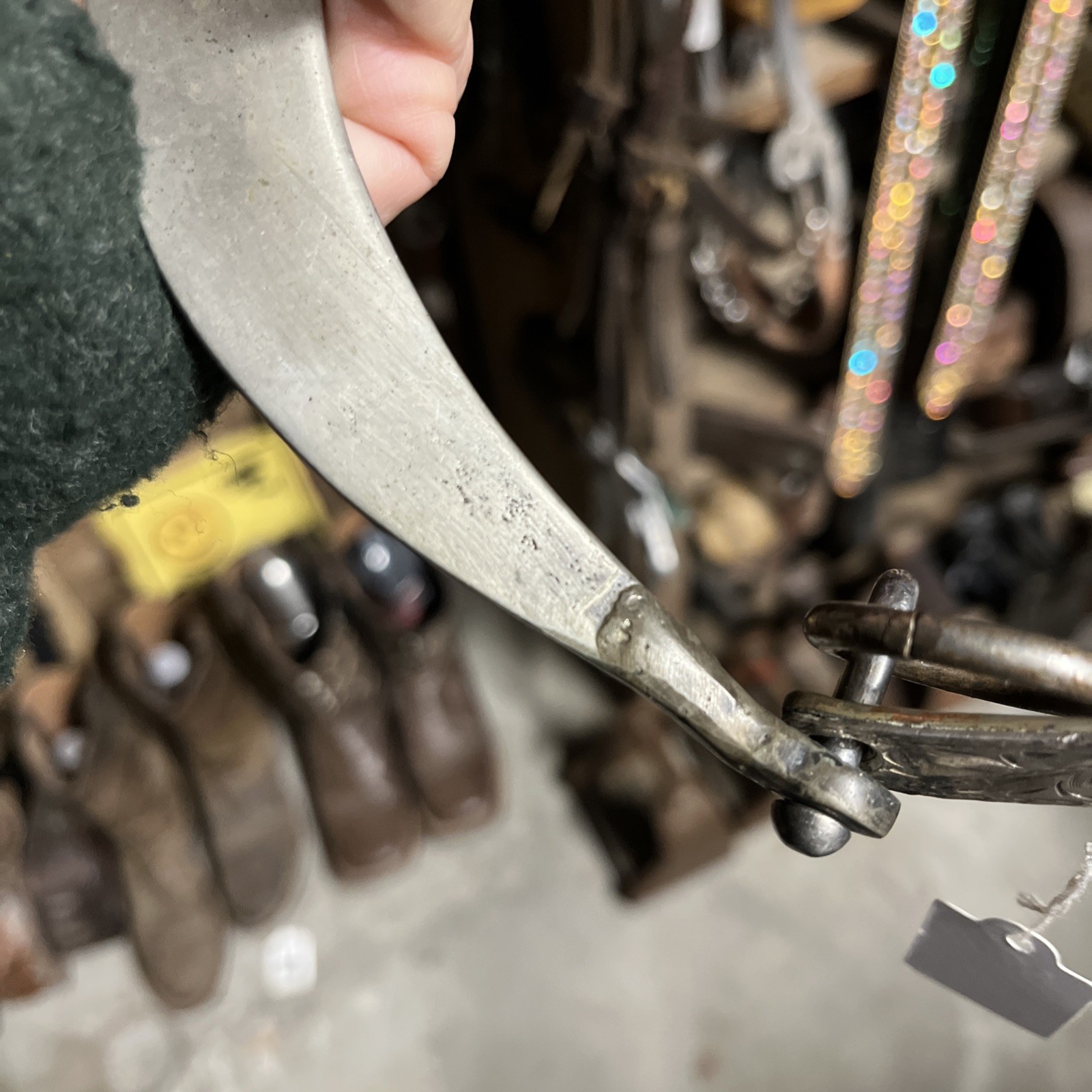 Silver Vintage Spade Bit