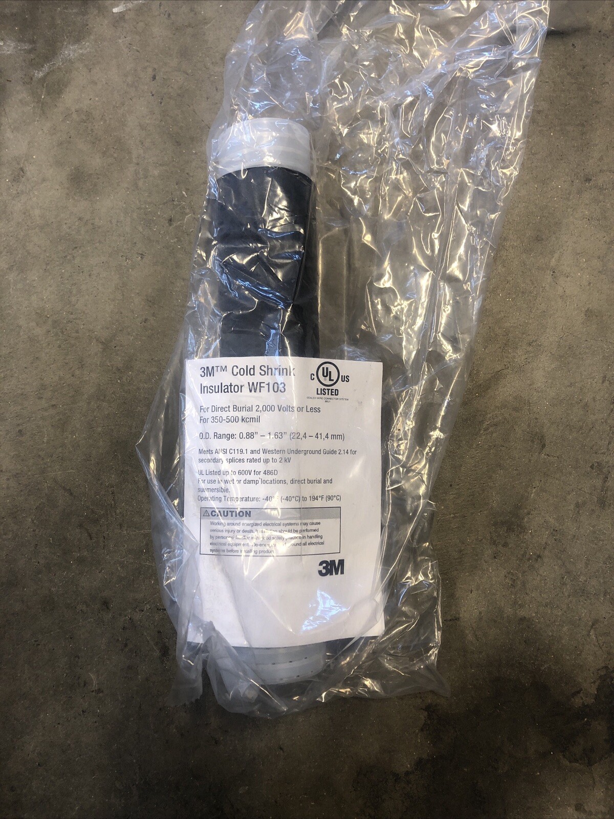3M WF103 Cold Shrink Insulator
