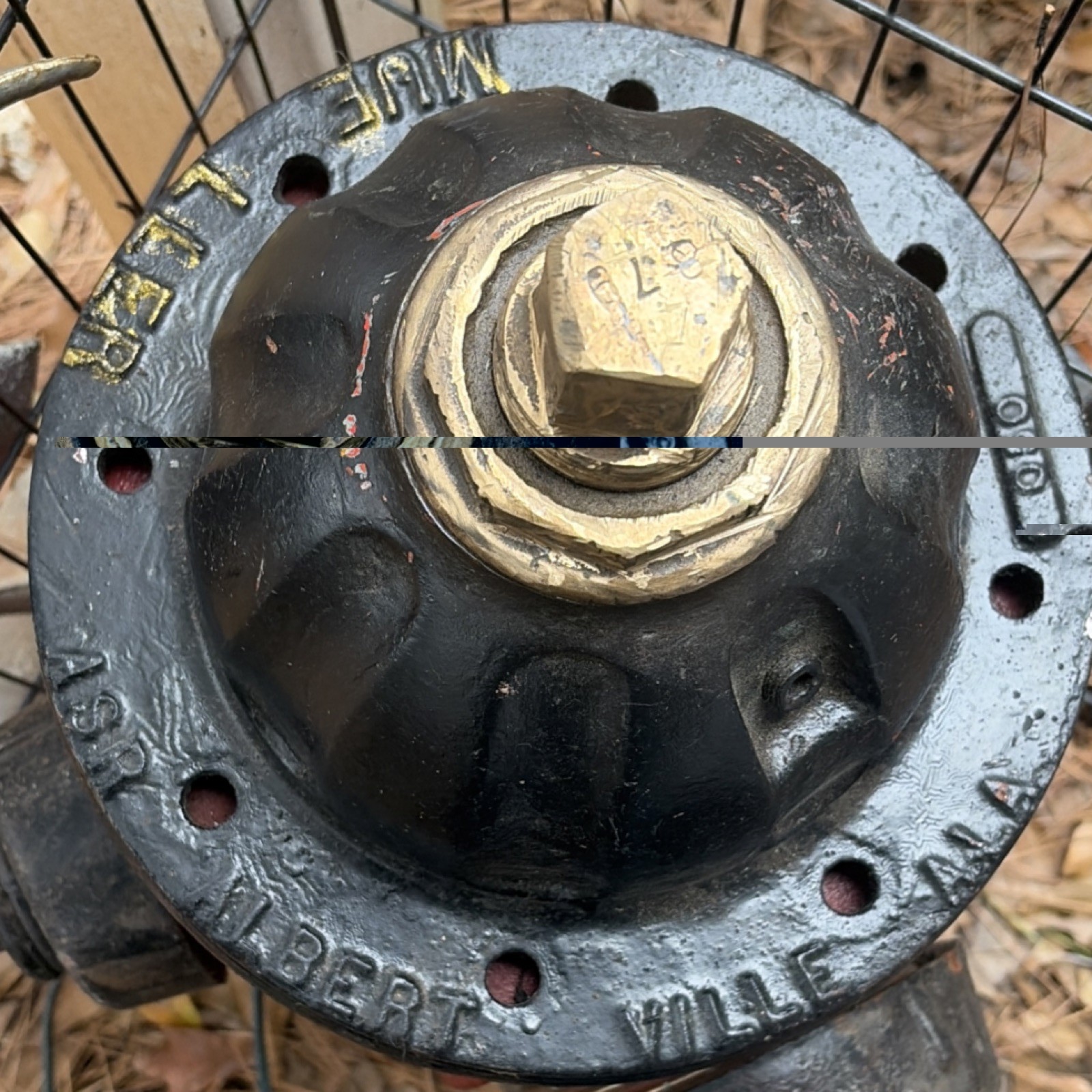 REAL Mueller Fire Hydrant Albertville AL 1987 Firefighting & Rescue Collectible