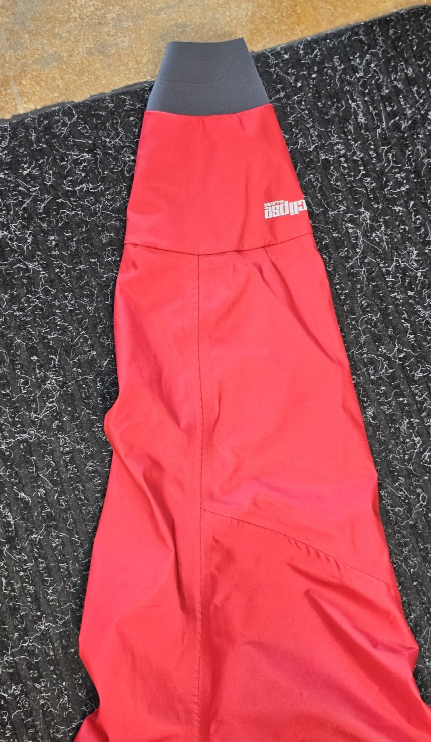 RED NRS FLUX ECLIPSE FOUR LAYER DRY TOP, SIZE XXL, BELT, FREE SHIPPING