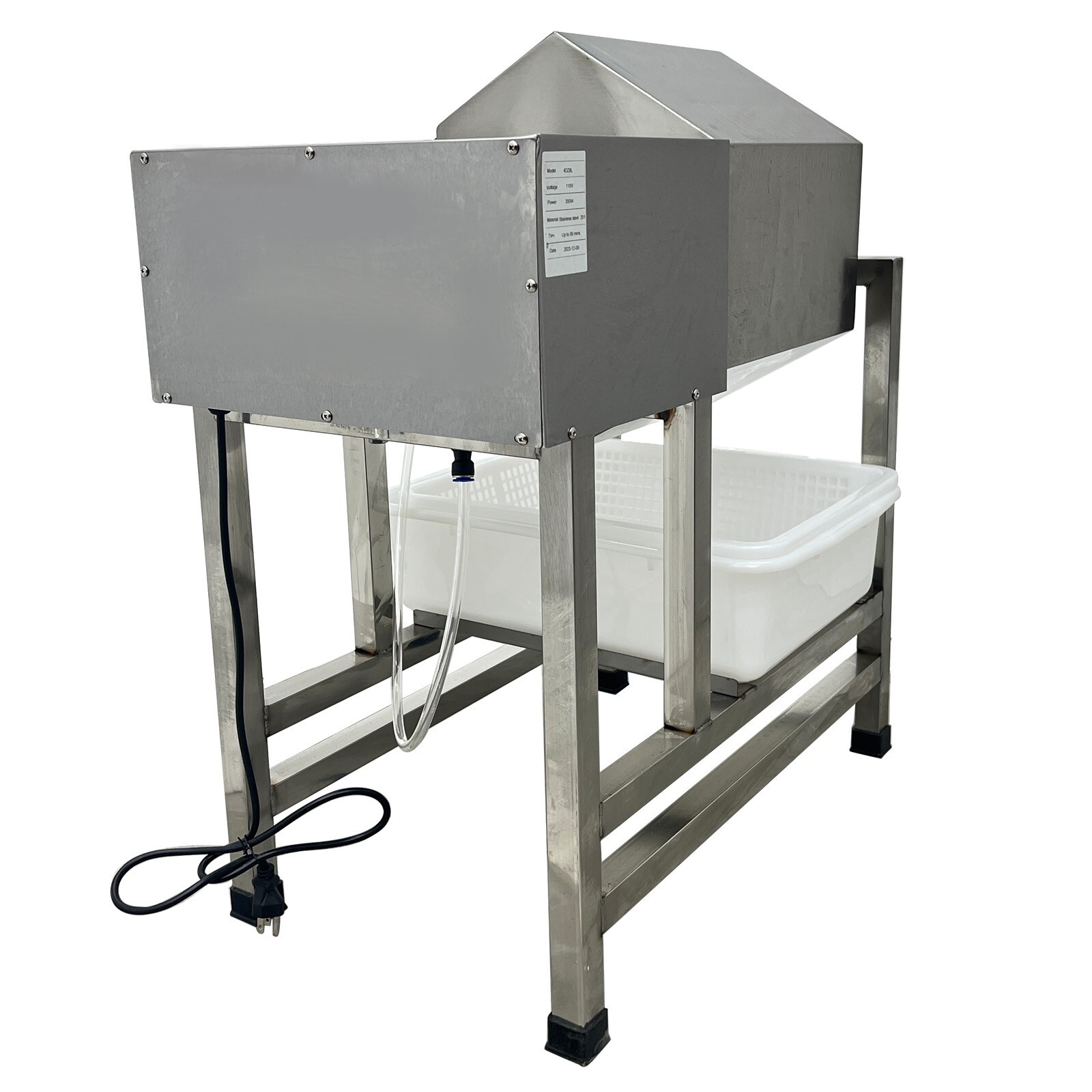 32L Vacuum Pump Meat Seafood Tumbler Marinator Mixer Curing Roll KneadingMachine