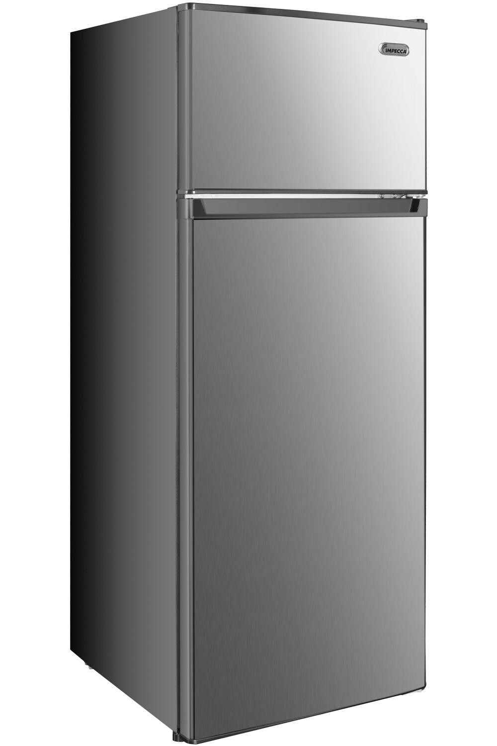 IMPECCA 7.4 Cu. Refrigerator, Top Mount Freezer 21.6"W, small Apartment, Office