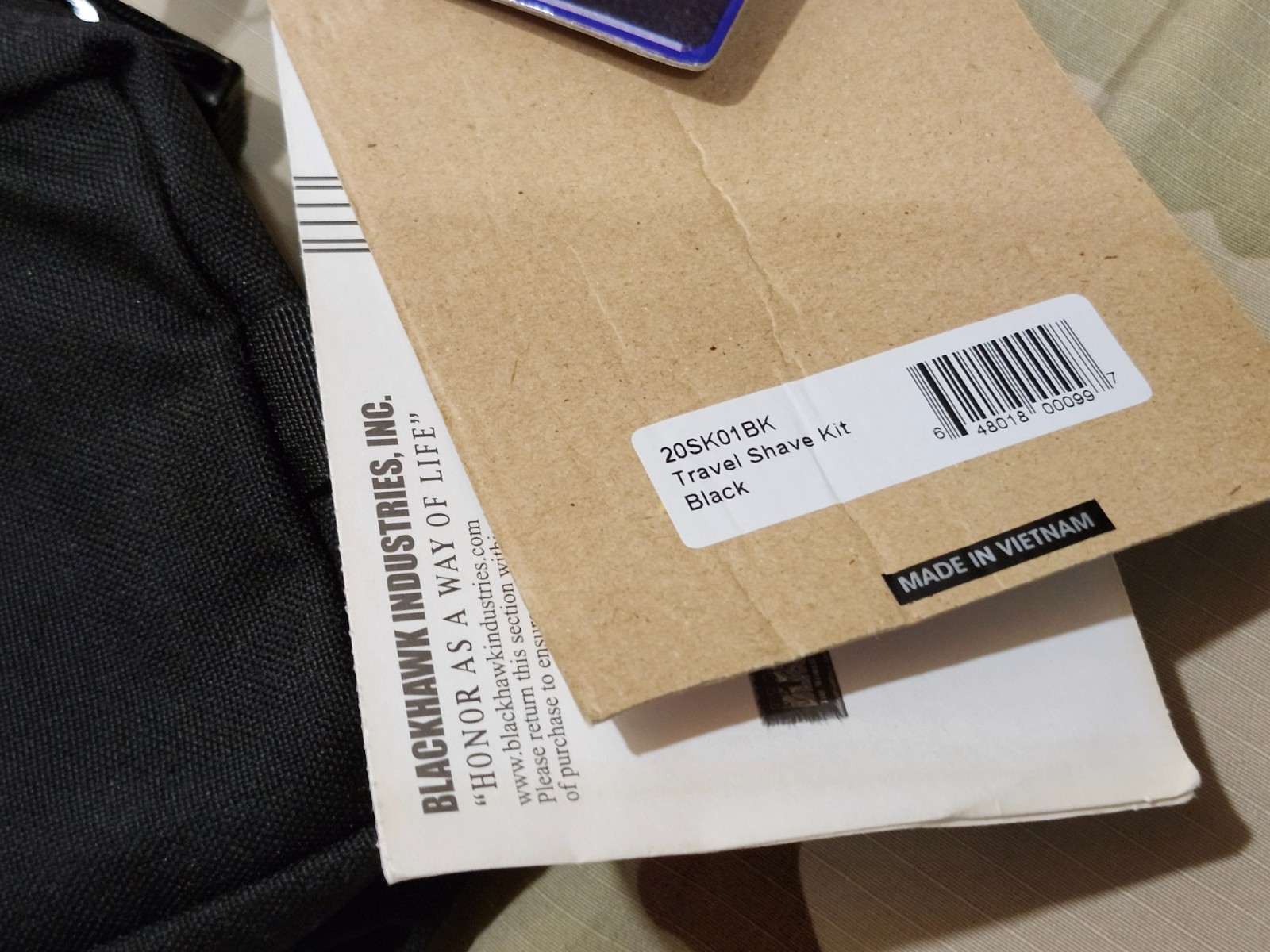 Blackhawk Old Gen Travel Shave Kit Bag black New with tags READ DESCRIPTION! REA