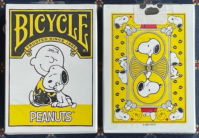 Bicycle Peanuts Snoopy playing cards, USA seller, NO import fees!