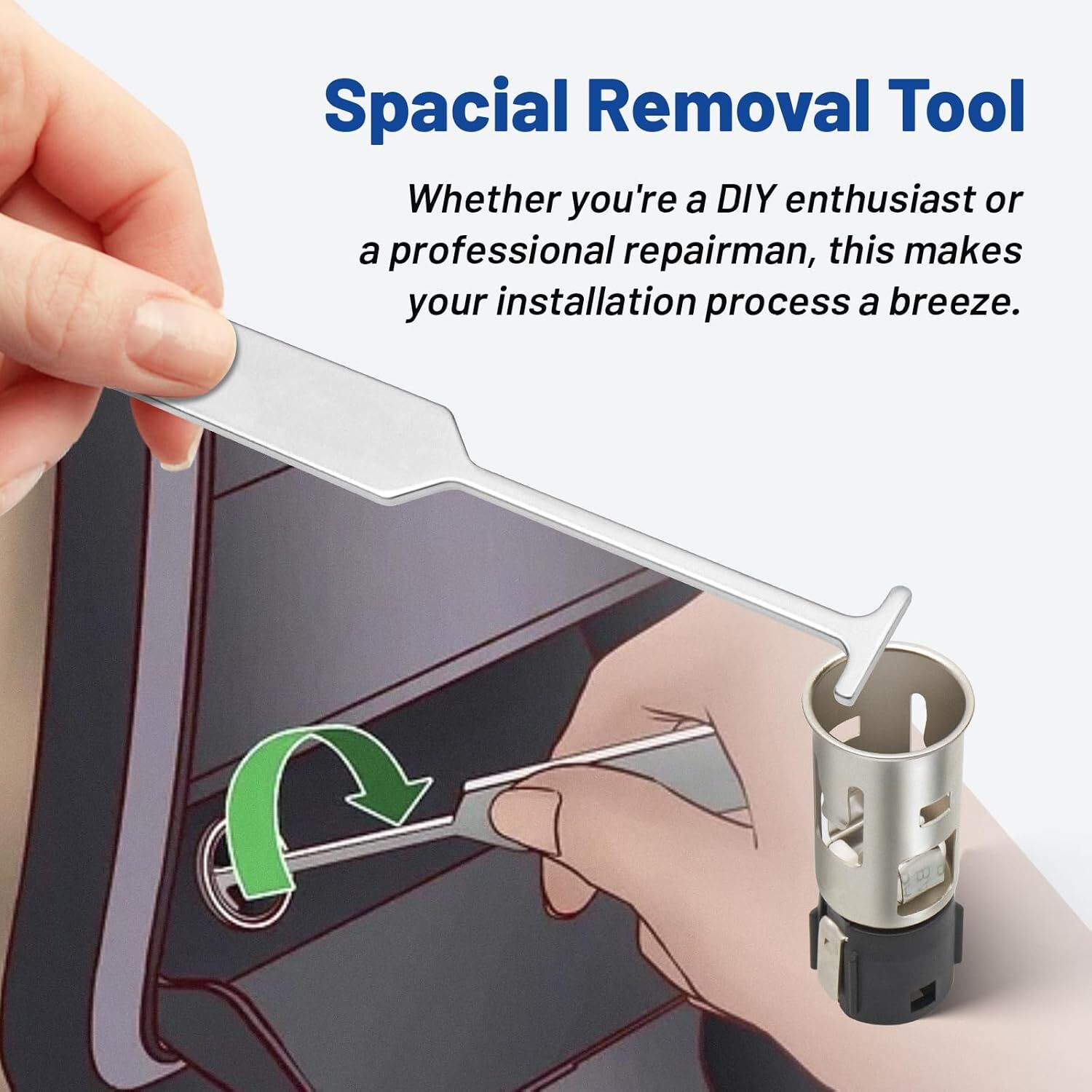 Cigarette Lighter Socket Power Outlet 56457 For Chevy Suburban 1500 2500 01-11