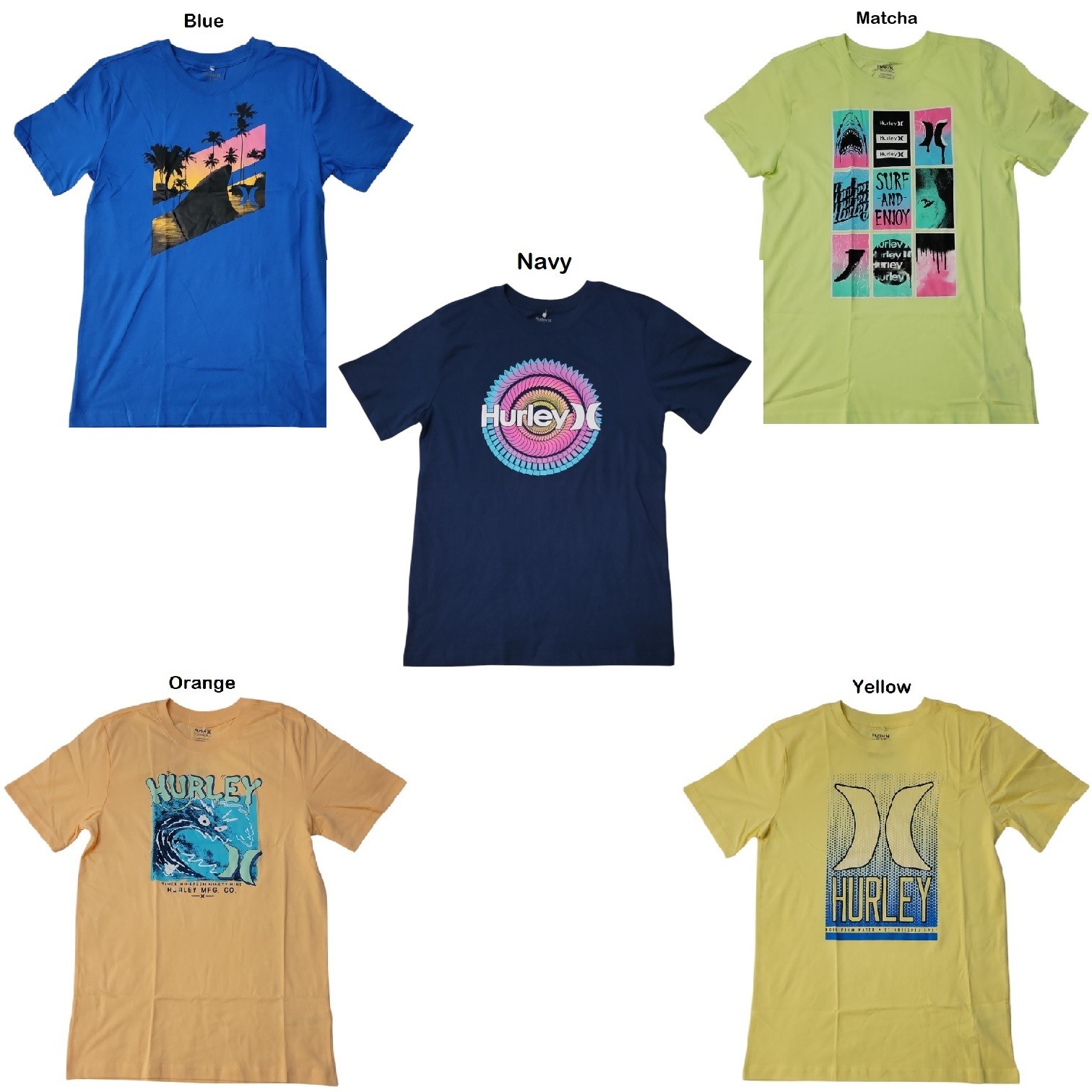 Hurley Boys Short Sleeve Lightweight Soft Graphic Tee