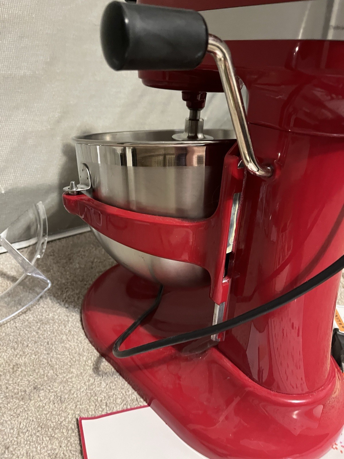 NOS KitchenAid KP26M9XCER 6 Quart 590 W Bowl-Lift Stand Mixer Ultra Power Soft 7