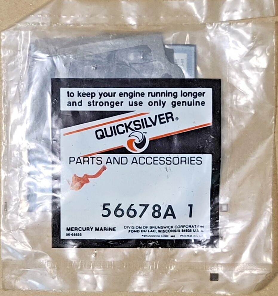 New OEM Mercury Quicksilver Diaphragm Kit # 56678A1