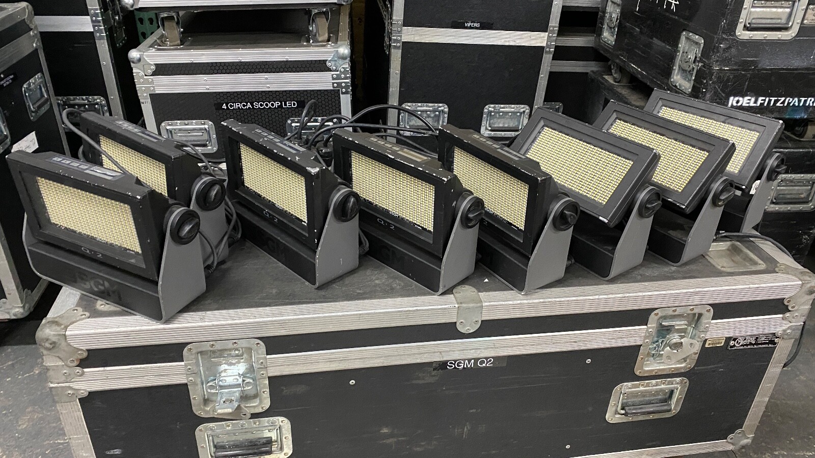 SGM Q2 RGBW LED FLOOD BLIND STROBES!