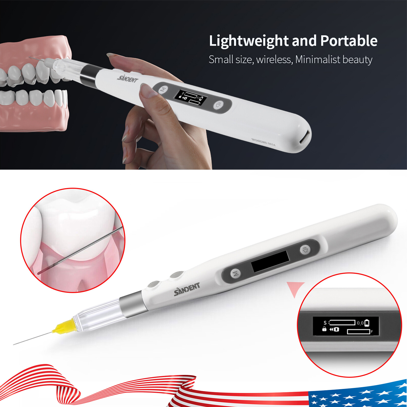 USA Dental Painless Oral Local Anesthesia Device Anestesia Pen
