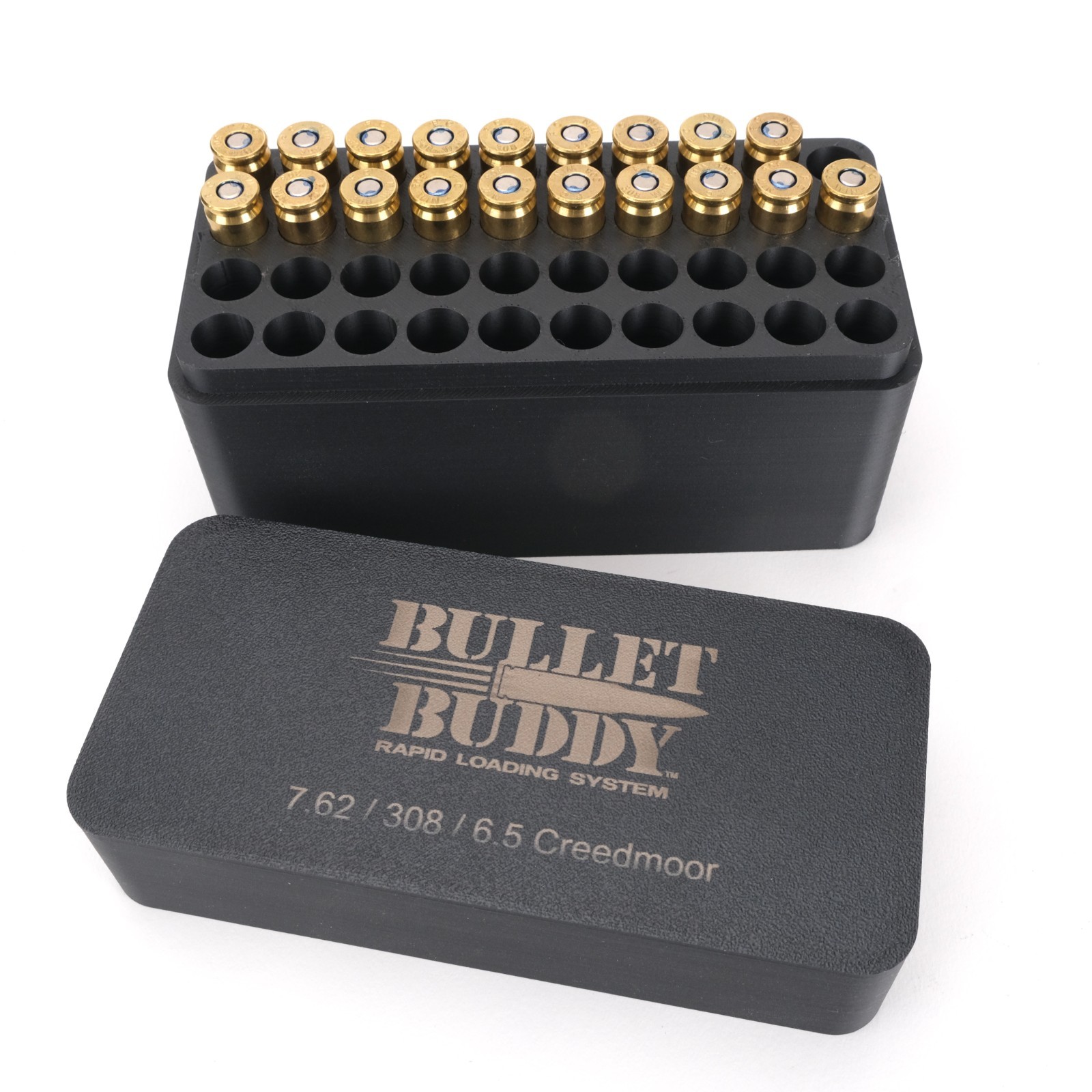 Bullet Buddy 7.62 / 308 / 6.5 Creedmoor / 6mm Creedmoor Ammunition Case
