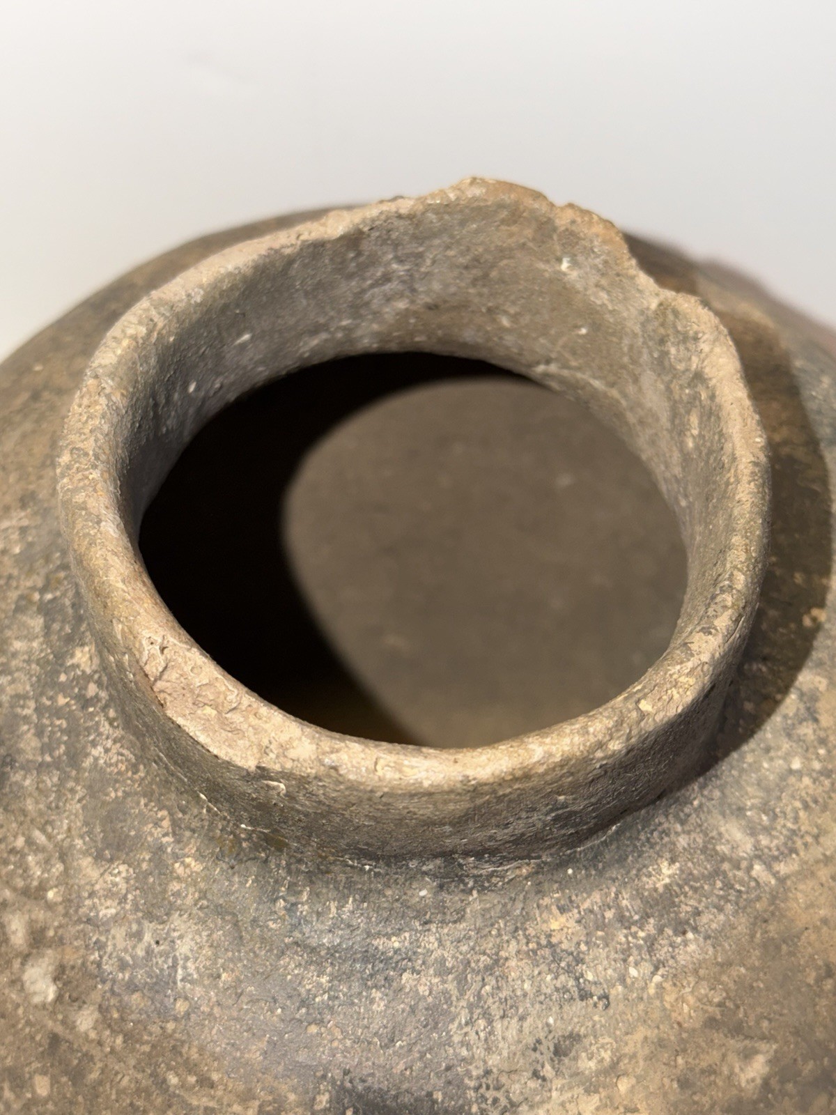 Antique Original Native American Indian Clay Pottery Jug; NICE