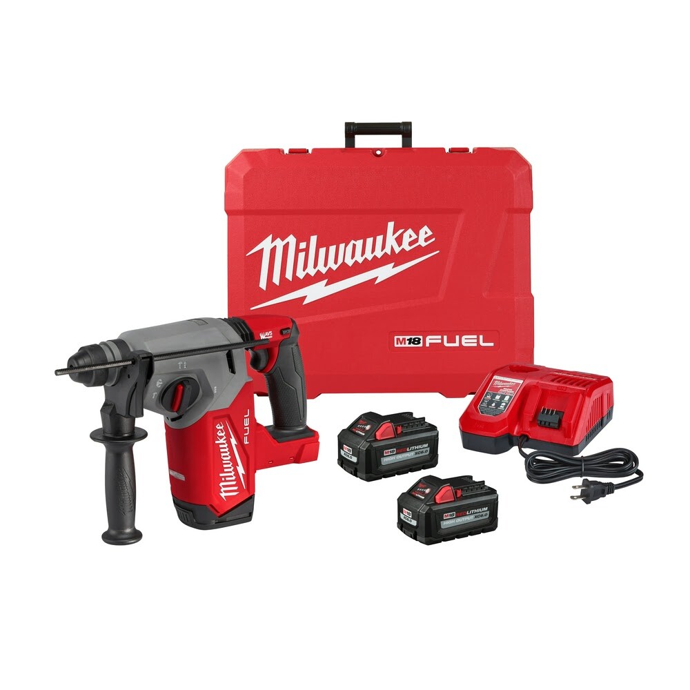 Milwaukee 2912-22 M18 FUEL 3-Mode Brushless 1" SDS Plus Rotary Hammer Kit