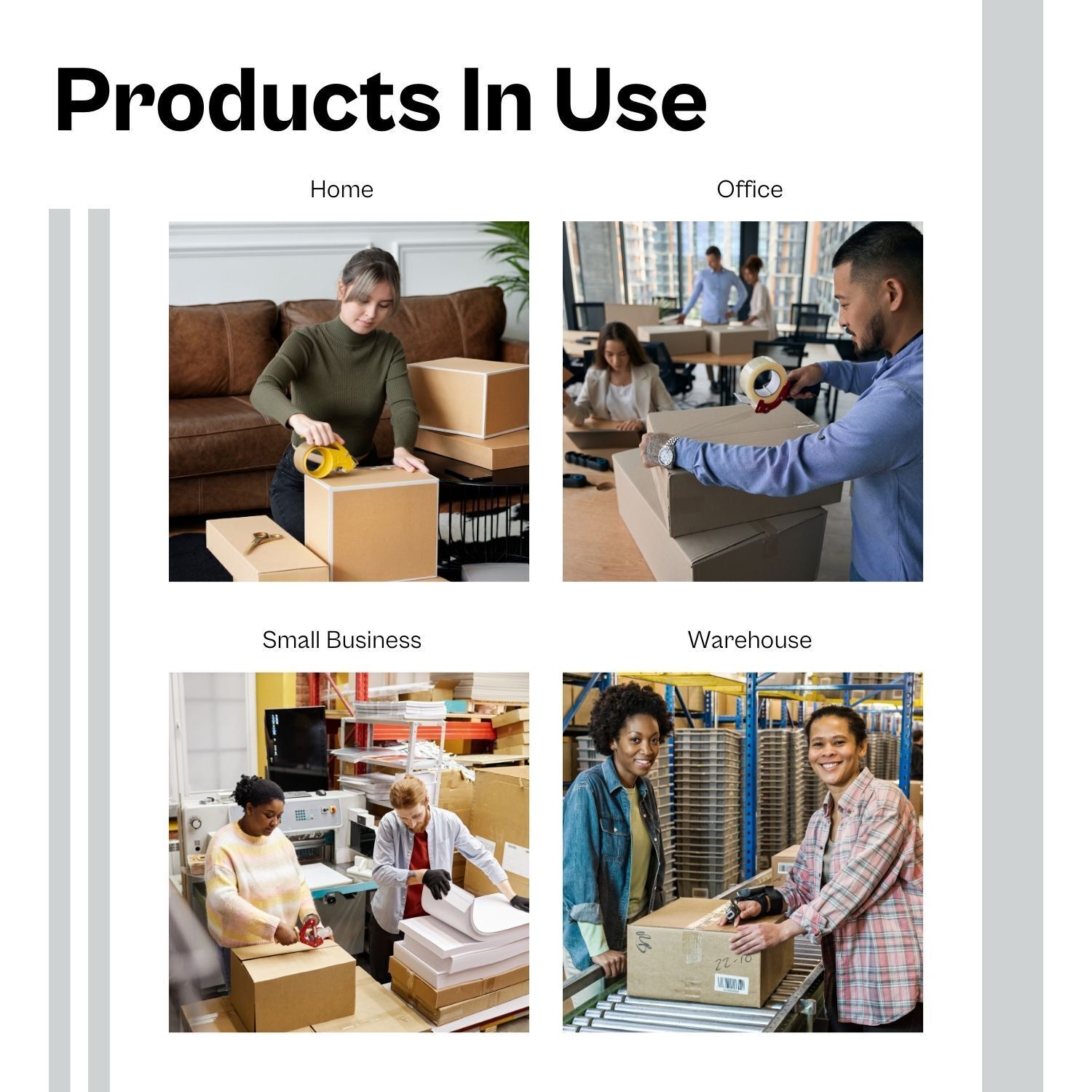 White General Purpose Masking Tape 2" x 60 Yards 4.9 Mil Premium Tape 24 Rolls