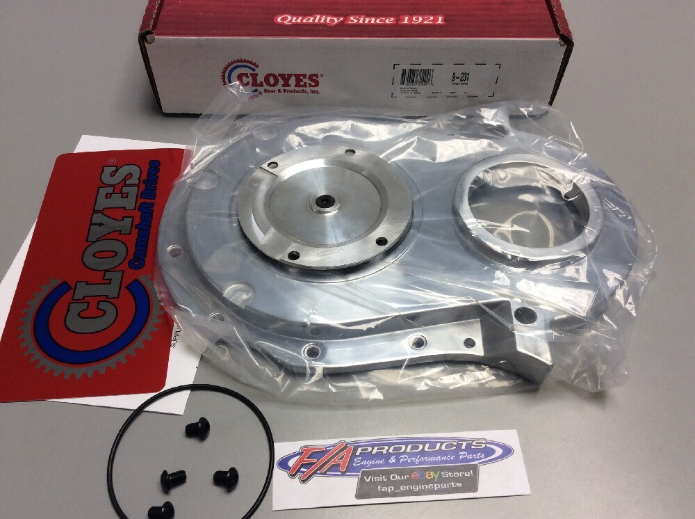 Cloyes 9-231 BIG BLOCK Chevy Quick Button Adjustable Aluminum Timing Cover