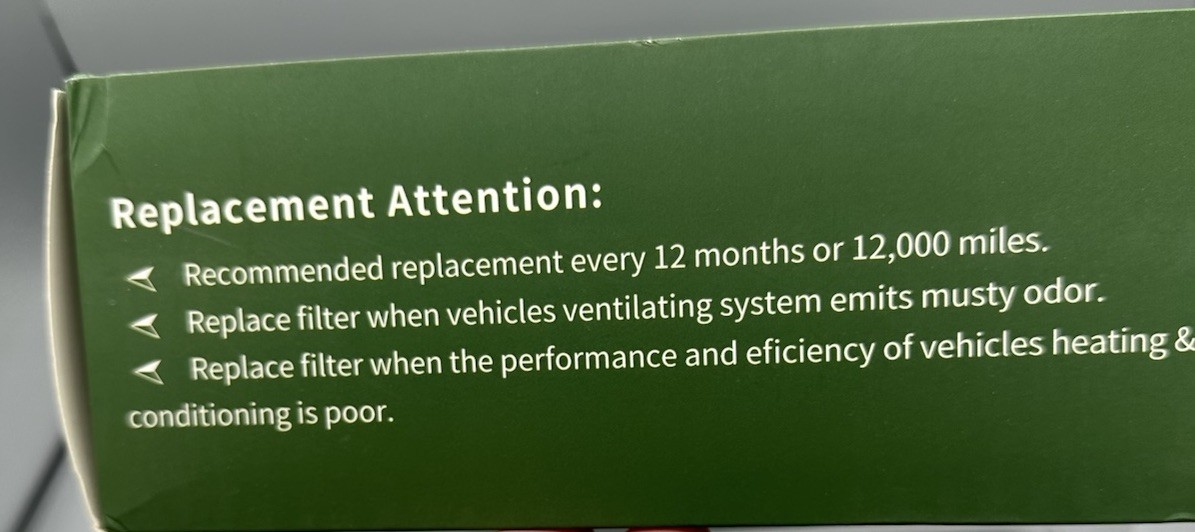 2 Pack FD157 Cabin Air Filter for AVALON/CAMRY/COROLLA/PRIUS/PRIUS