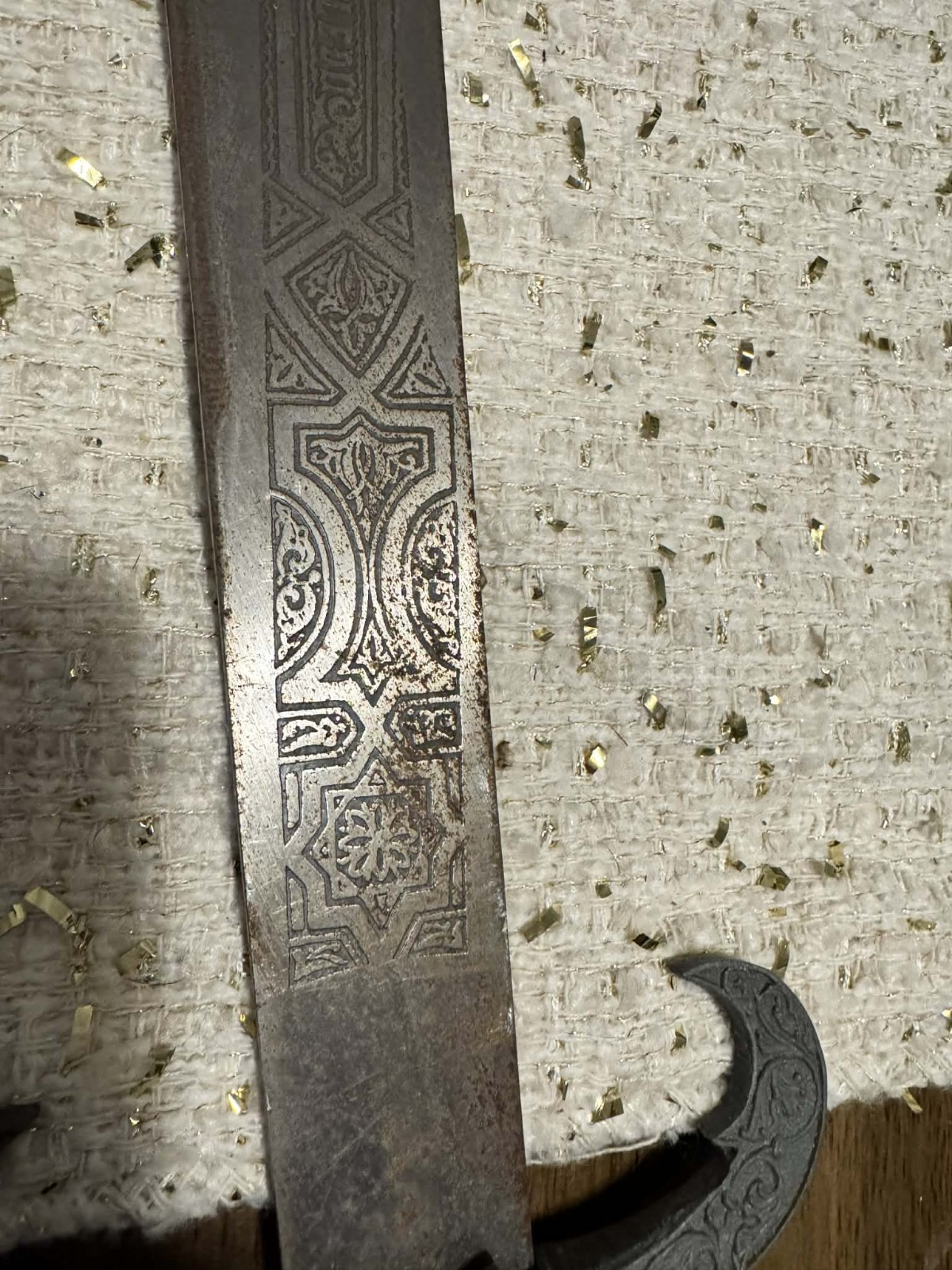 Late 20the Century Arab Scimitar Sword Antique Sword
