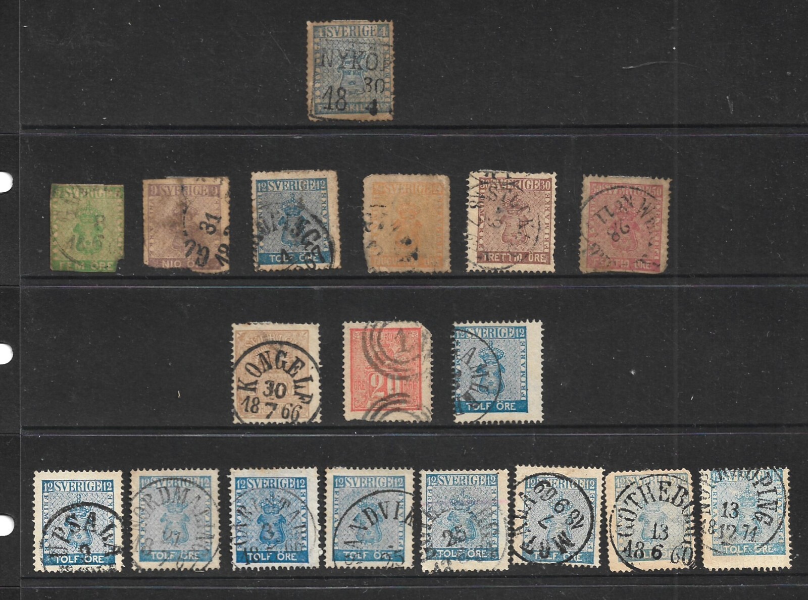 Excellent Sweden collection in stockbook!!