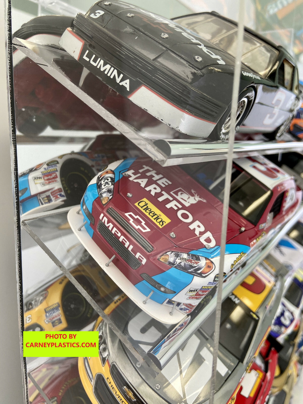 NASCAR Diecast Display Case 21 ANGLE SHELF 1:24