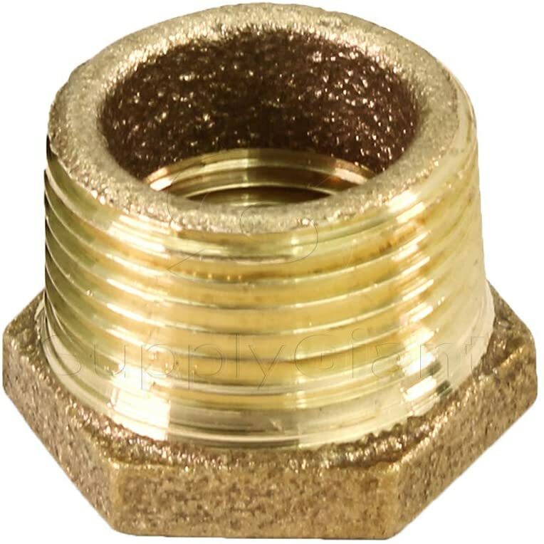 MIP x FIP Brass Bushing Hexagonal Head Lead Free 1/4"in x 1/8"in-4"in x 3"in USA