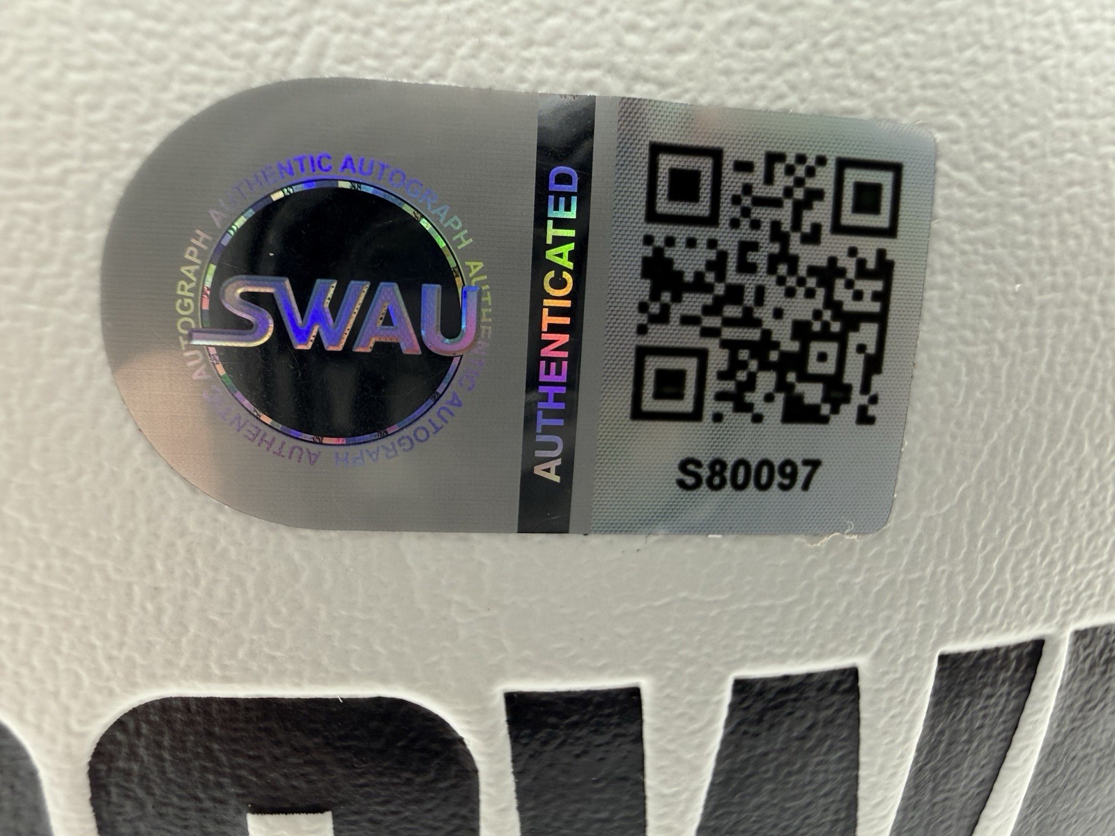 Harold Fannin Jr. Signed Full Size NFL Cleveland Browns Team Football SWAU COA