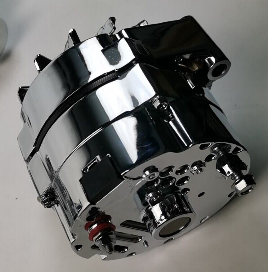 SBC SB Chevy Pulley & Bracket Kit w/ Power Steering Long Water Pump & Alternator