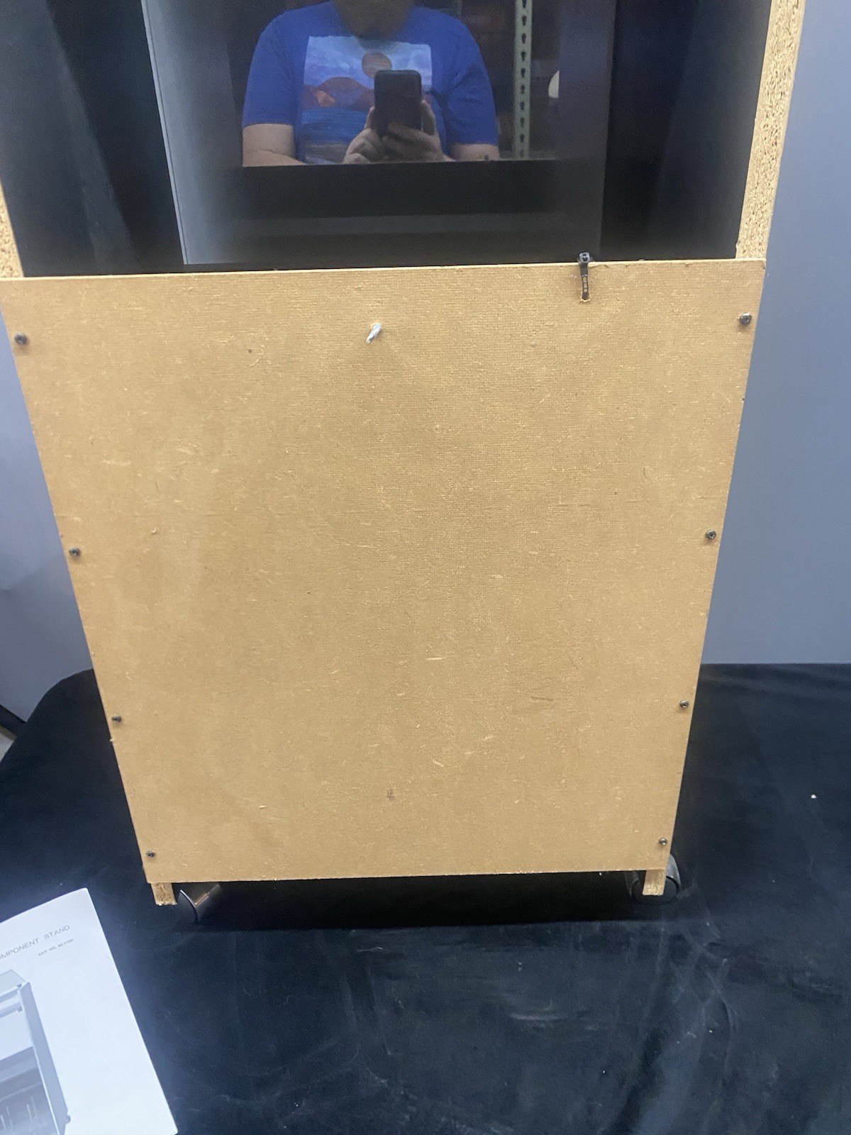 Realistic Component Stand Oiled Walnut Good shape Vintage