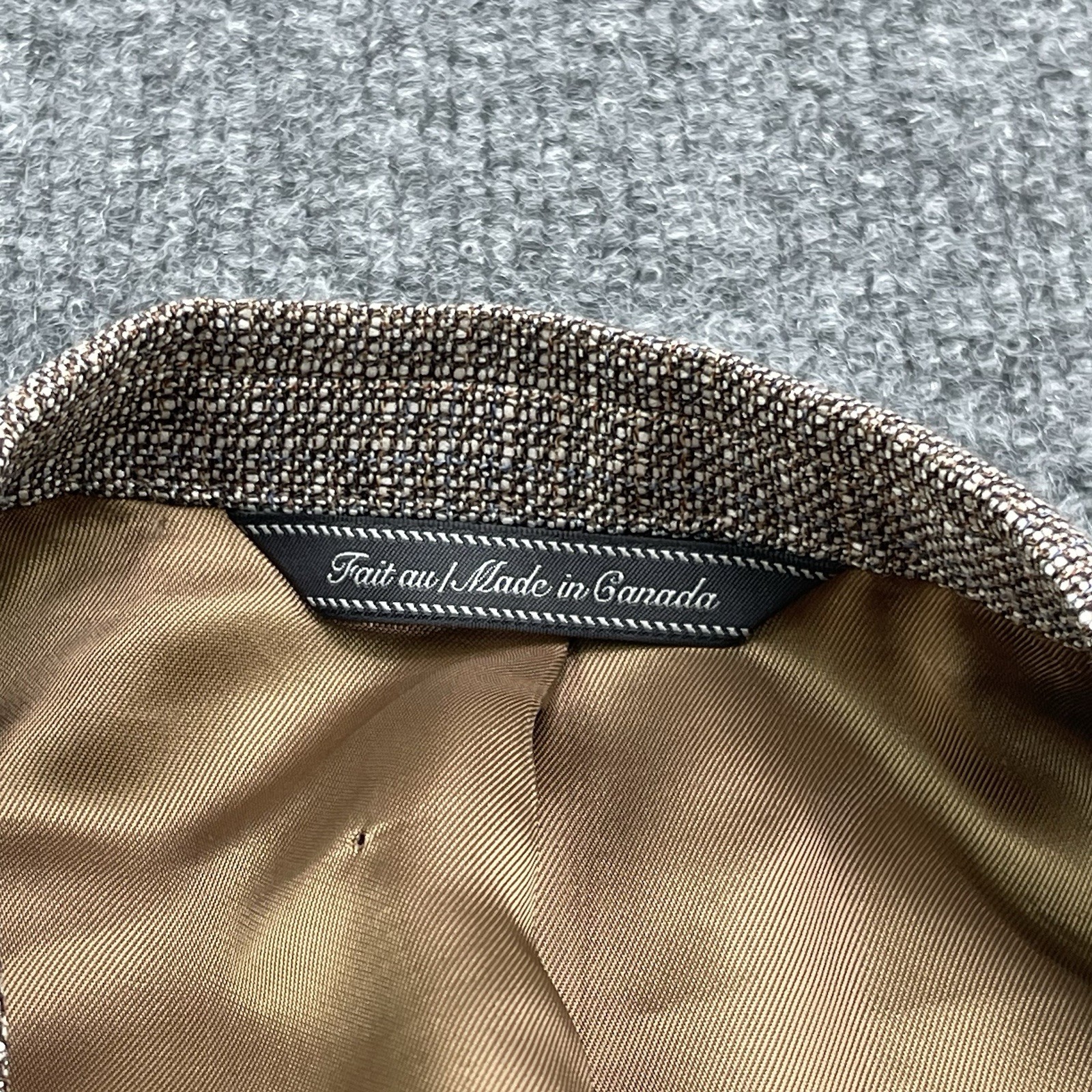 Jack Victor Luxor Sport Coat Super 110’s Wool Tan Men’s Size 48 X-Long 648$ NWT