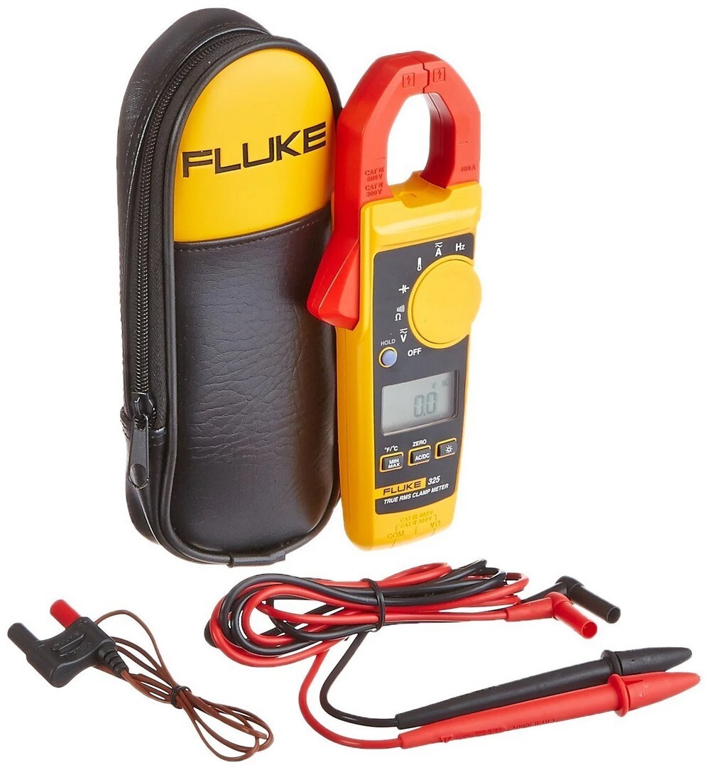 Fluke 325 True RMS DC AC Current and Voltage Tester Capacitance Clamp Frequency