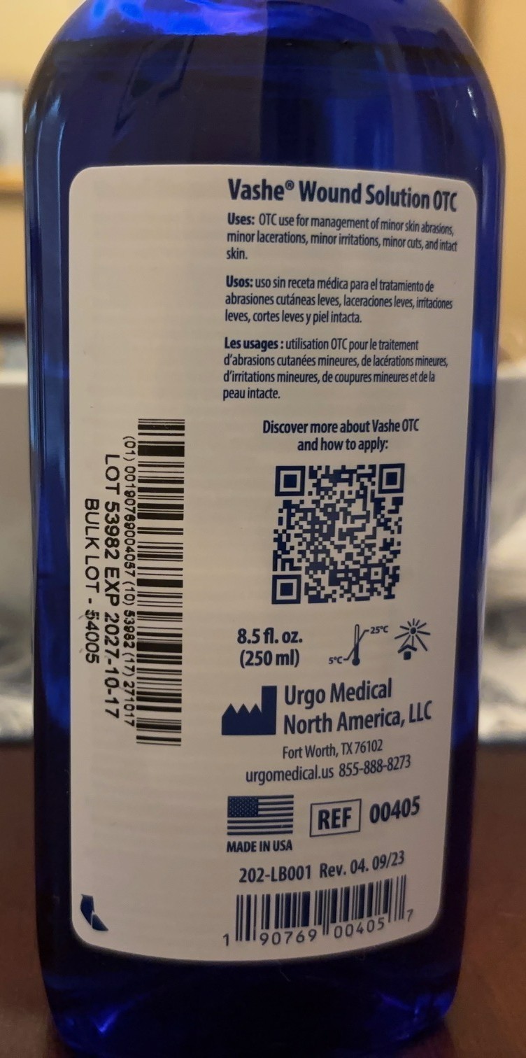 Vashe Wound Solution 8.5 oz - 2 Bottles and 2 FREE 4 oz Bottles - FREE SHIPPING!