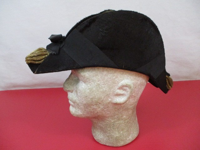 Civil War US Army M1859 Officer's Chapeau Hat w/Eagle Emblem - Original - RARE