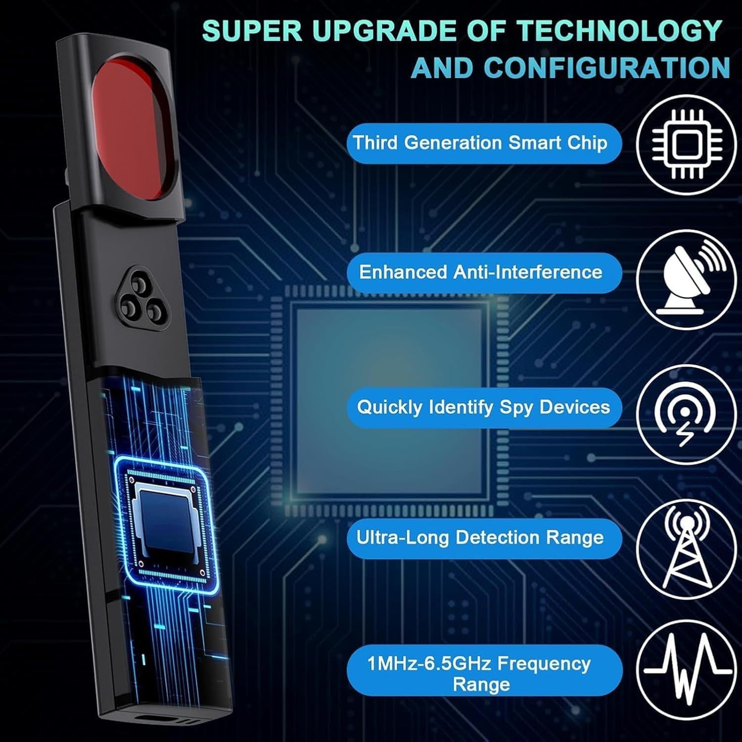 ⭐⭐⭐⭐⭐ Detector Profesional De Camaras Espias y Microfonos GPS Grabadoras 2025