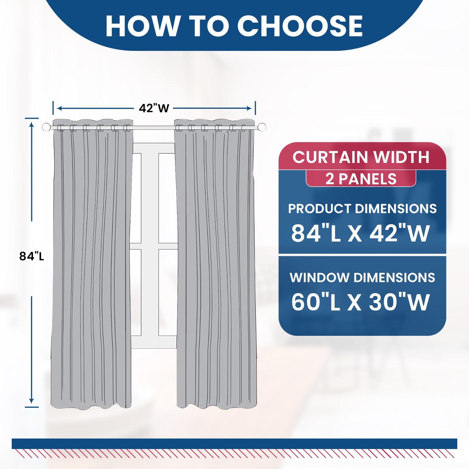 Blackout Curtain Room Darkening Window Curtains Insulated Thermal Grommet Panels
