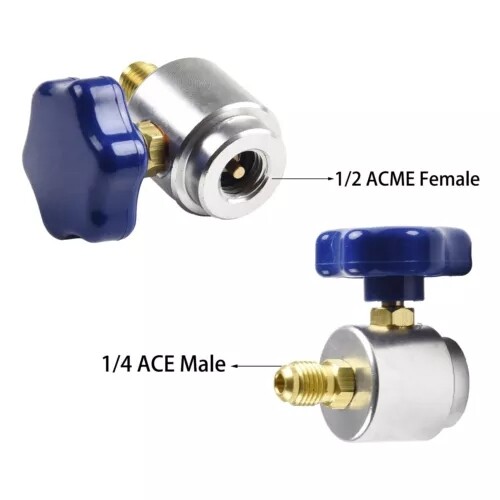 Self Sealing R134A Can Tap Valve Adapter For A/C Charging Convertor HOT