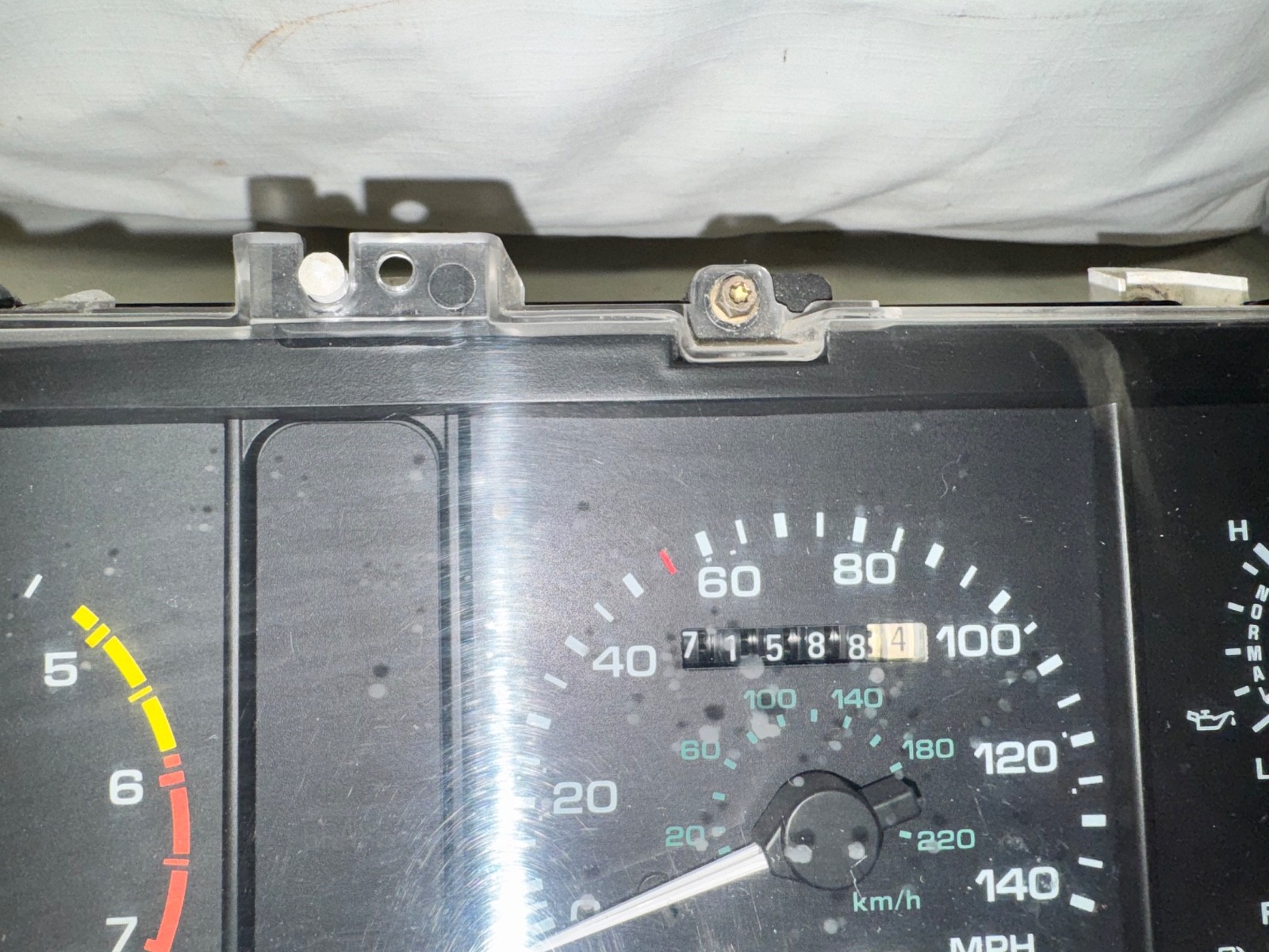 1990 1991 1993 Mustang 140 MPH Instrument Cluster Gauges Speedometer OEM 62B