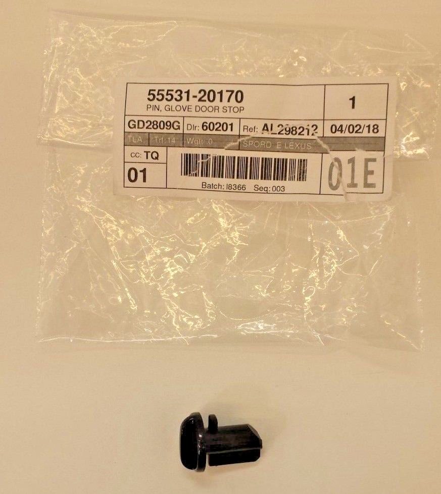 LEXUS OEM FACTORY GLOVE BOX STOPPER PIN 2002-2006 ES300 / ES330 ( 55531-20170 )