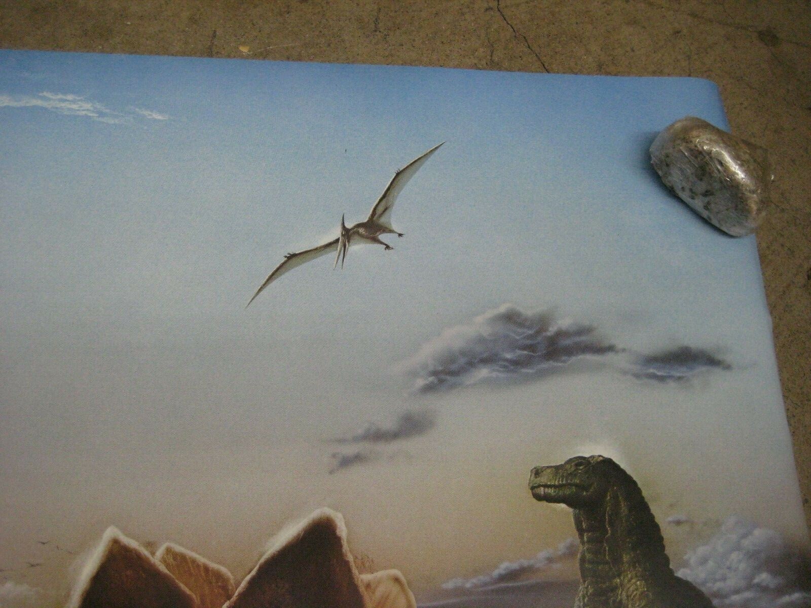 Prehistoric Dinosaurs Poster Vintage 1987 Jurassic T-Rex C1747