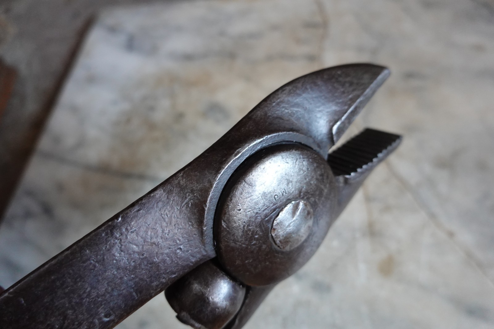 Antique "BOYNTON" ADJUSTABLE ALLIGATOR WRENCH Jun 14 1887 Mechanic Carpenter