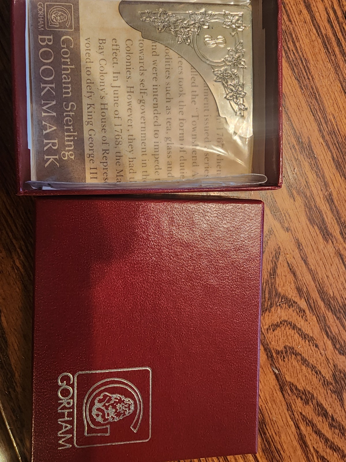 NEW Gorham Sterling Silver Corner Bookmark Richard Yerxa Jewelry