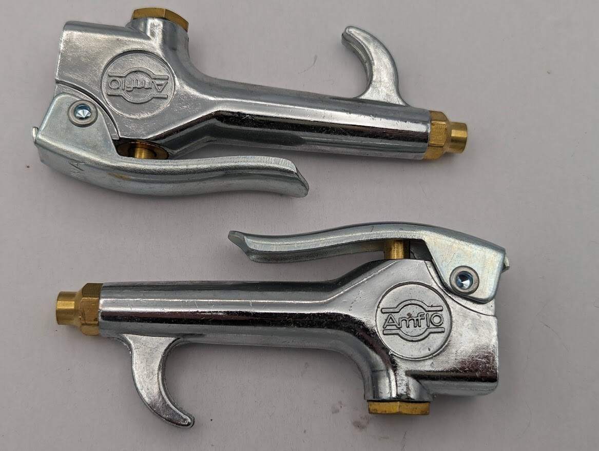 TWO PACK! 2X! AMFLO #200 GENERAL PURPOSE BLOW GUN ATTACHMENT LEVER TYPE 200 NEW!