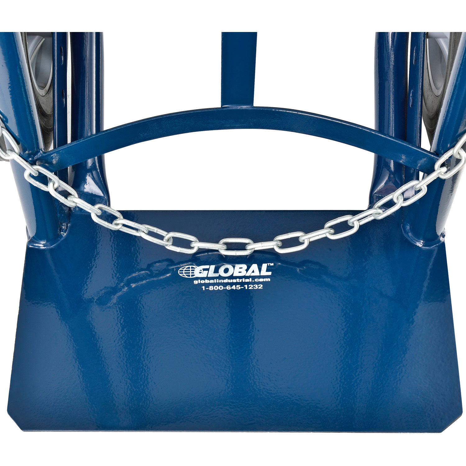 Single Cylinder Hand Truck with Curved Handle 10" Semi-Pneumatic Wheels 800 Lb.