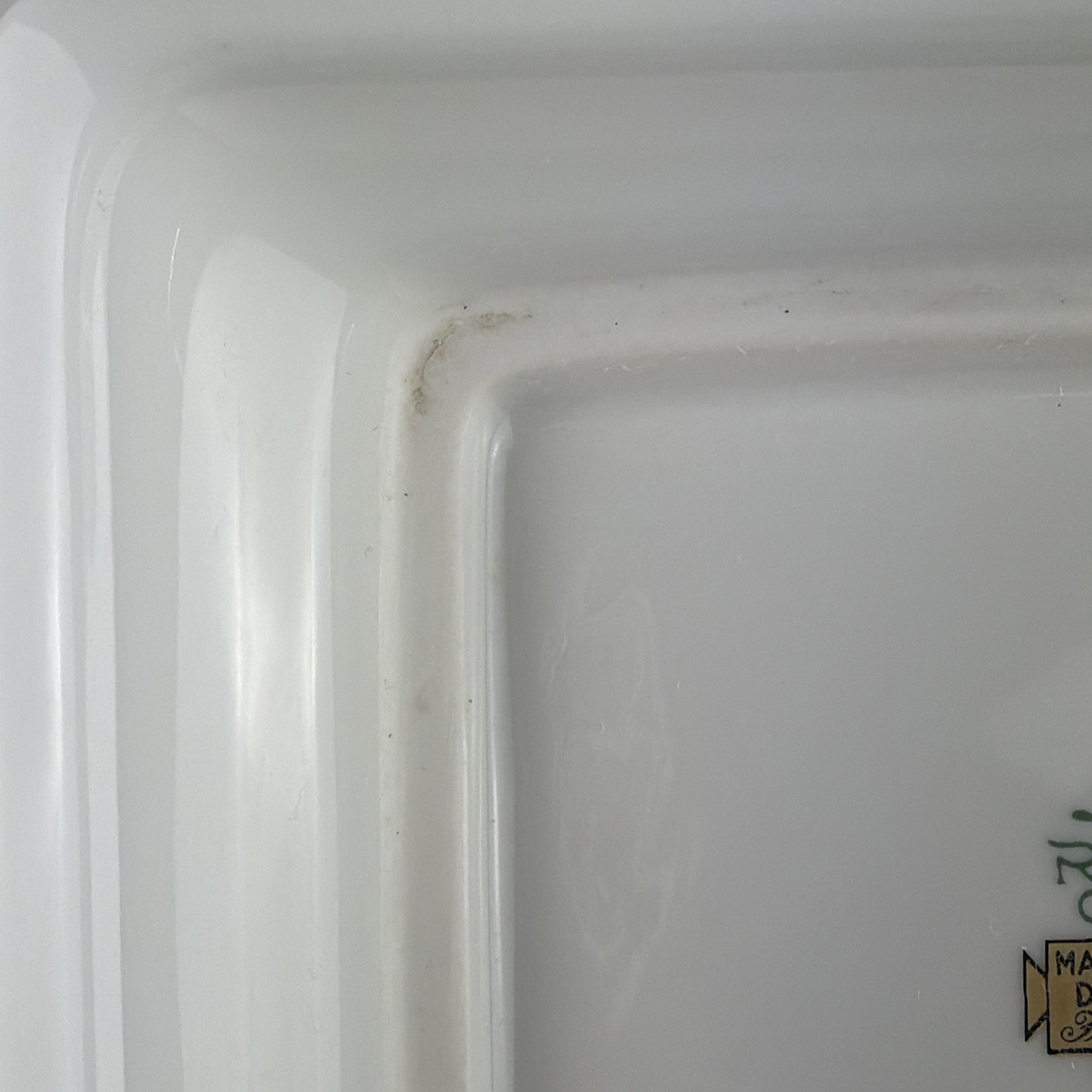 Gucci x Richard Ginori Flora Floral Porcelain Square Ashtray Italy Vintage 5.5"