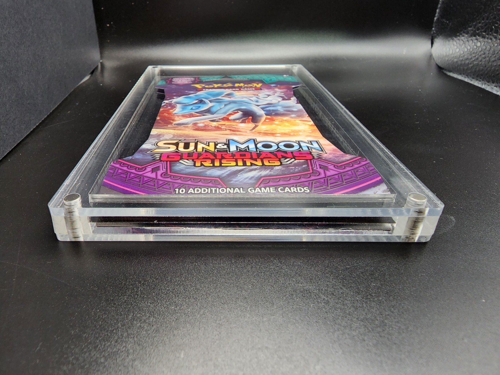 Pokemon Sleeved Booster Pack Acrylic Case! Fully Magnetic Closure!