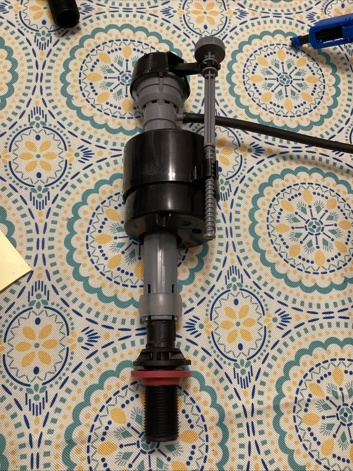 Fluidmaster 400A Anti-Siphon Universal Toilet Tank Fill Valve,Black