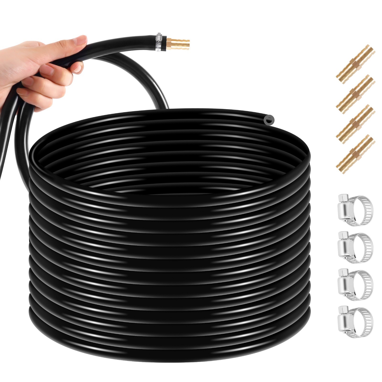 100/328/656ft Sinking Aeration Hose Weighted Pond Aerator Hose, Air Pump Tubing